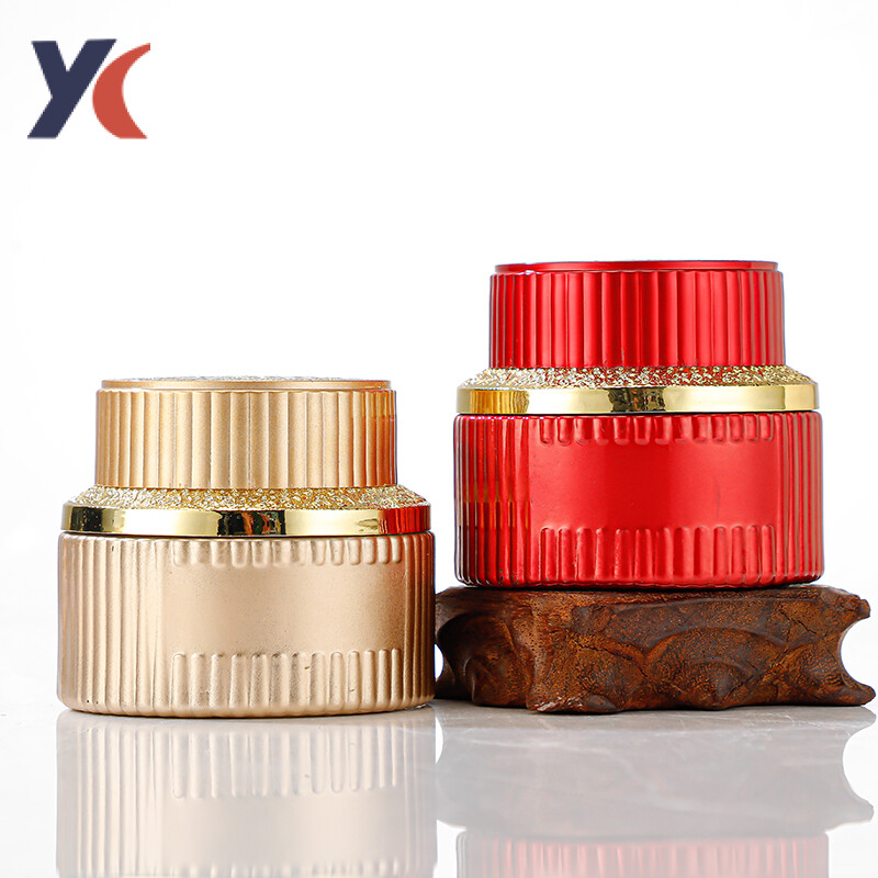 Luxury custom glass jars