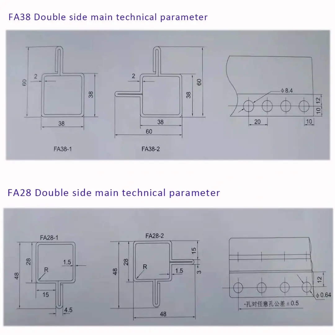 28mm 38mm Cabinet Frame Profiles | Electrical Enclosure Columns