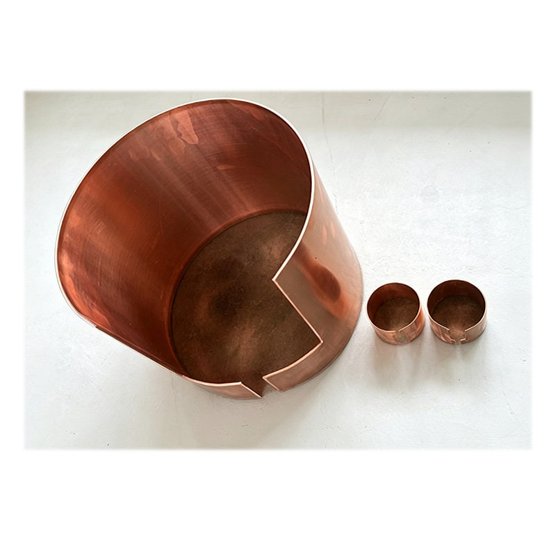 Non-Standard Copper Parts Laser Cutting Rolling Welding Service