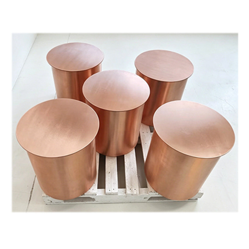 Non-Standard Copper Parts Laser Cutting Rolling Welding Service