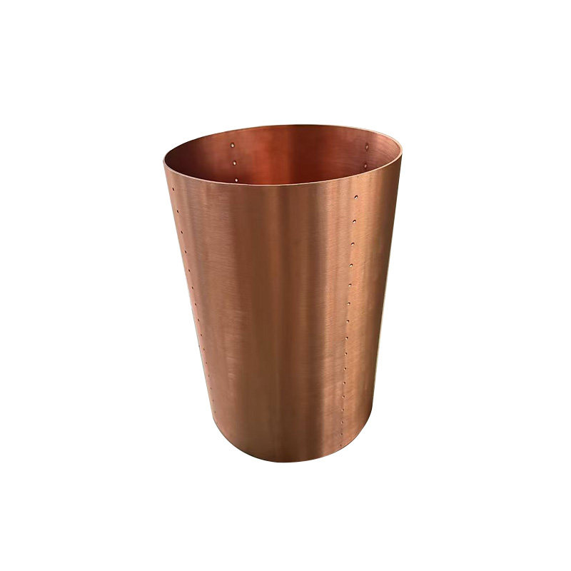 Non-Standard Copper Parts Laser Cutting Rolling Welding Service