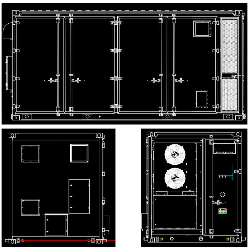 20FT 5MWh energy storage container enclosure