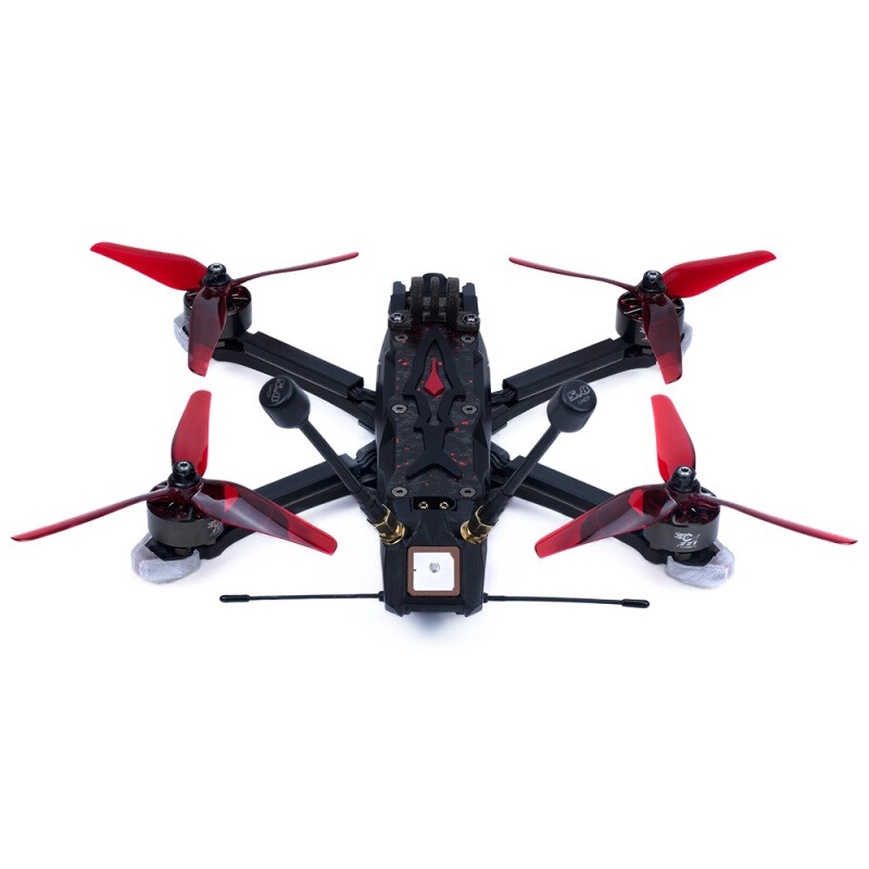MANTA 5 PRO High-Performance DIY Drone With 34 LED 6S DJI O3 VTX, GPS DC/Square X-Shaped Frame For Cinematic/Freestyle FPV Setups