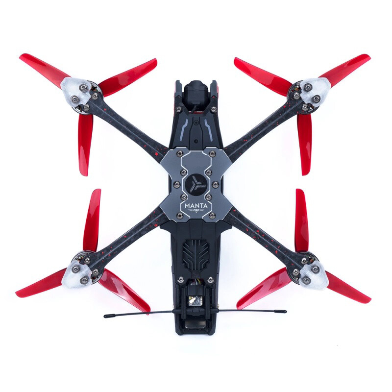 MANTA 5 PRO High-Performance DIY Drone With 34 LED 6S DJI O3 VTX, GPS DC/Square X-Shaped Frame For Cinematic/Freestyle FPV Setups