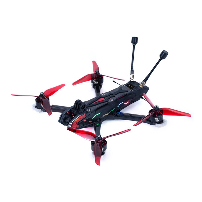MANTA 5 PRO High-Performance DIY Drone With 34 LED 6S DJI O3 VTX, GPS DC/Square X-Shaped Frame For Cinematic/Freestyle FPV Setups