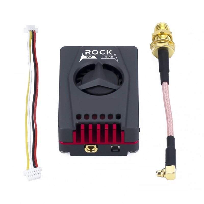 ROCK 5.8G 3W Built-in MLC Anti-interference Dual-core Image Transmission For Drones