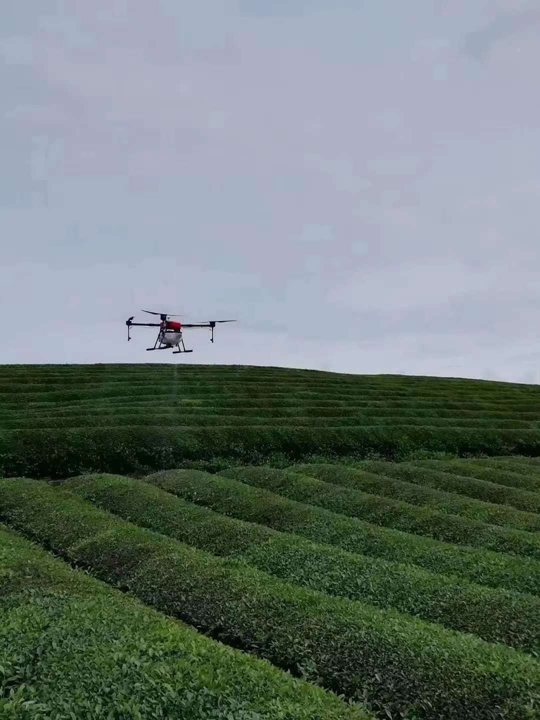 What are the advantages of drones for crop protection?