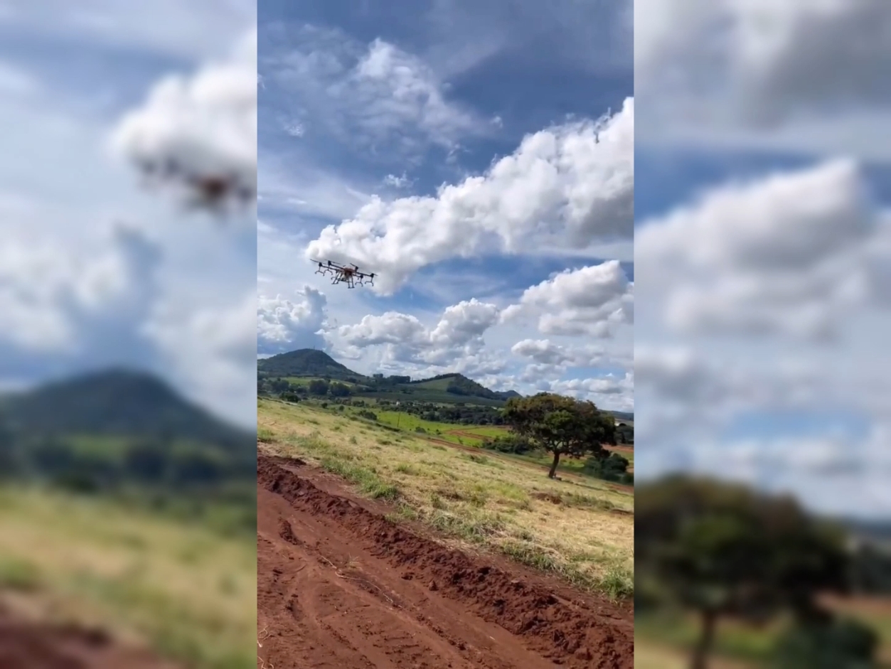 Brazilian client utilizes C30 drone video surveillance for crop protection