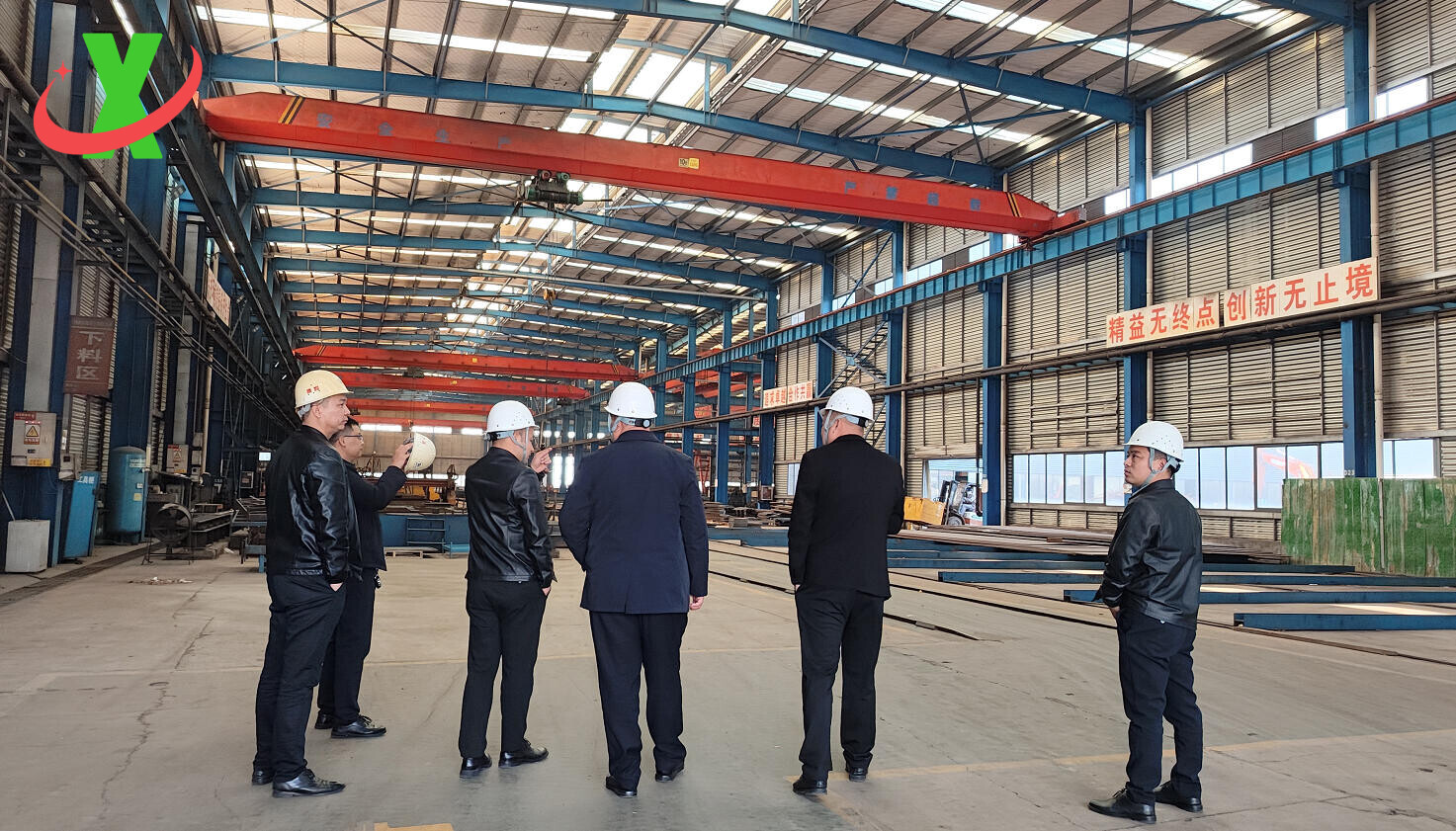 A visit from customer inspector for factory and a new bridge project