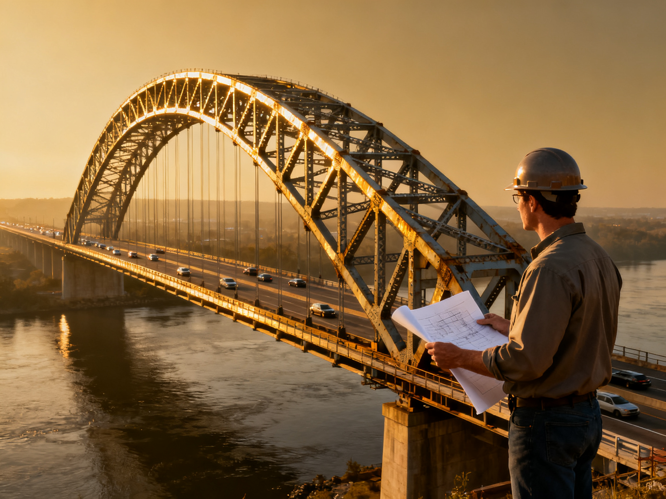 Can steel structures be used for bridges?