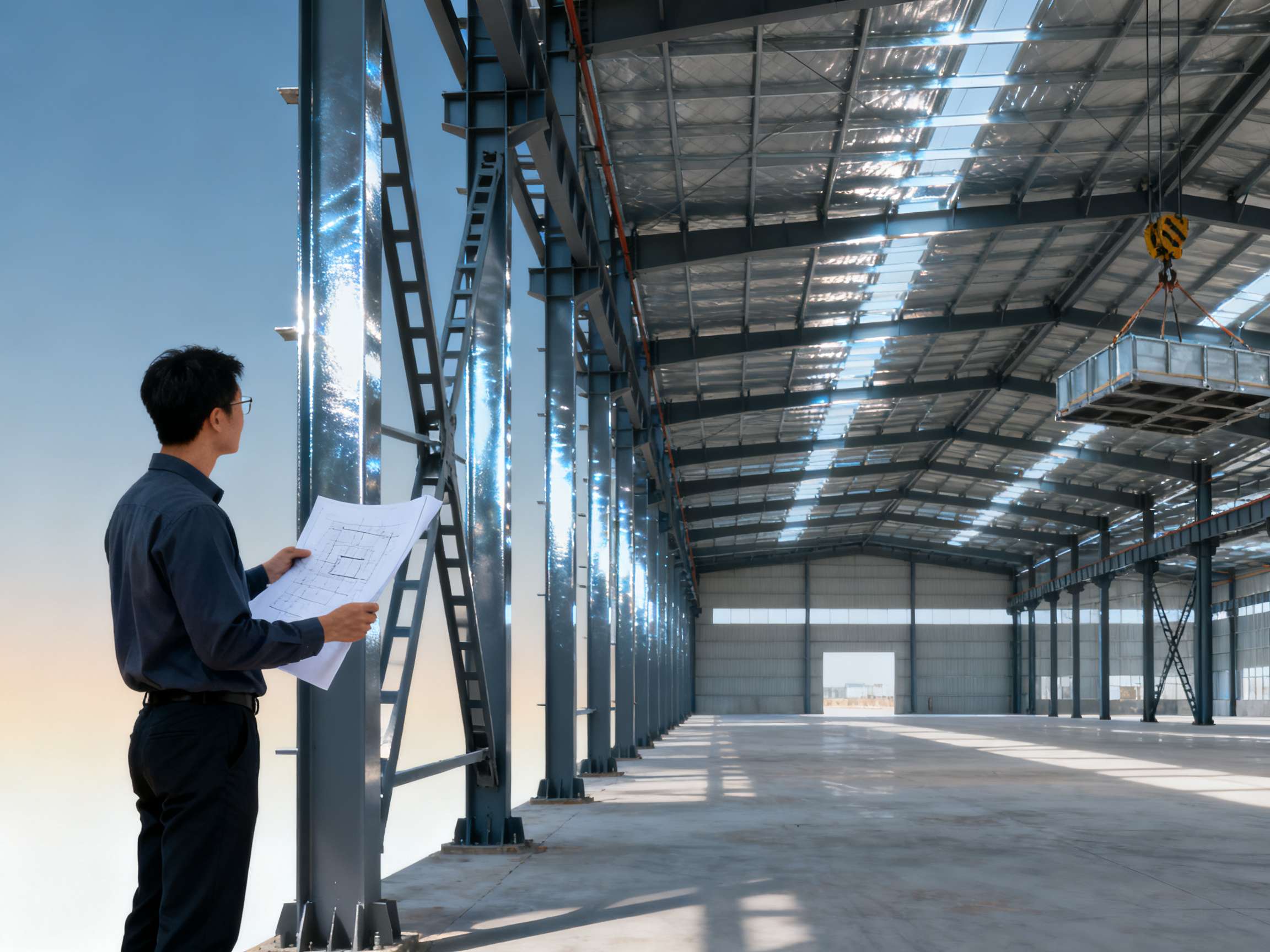 What are the benefits of using steel structures in warehouses?