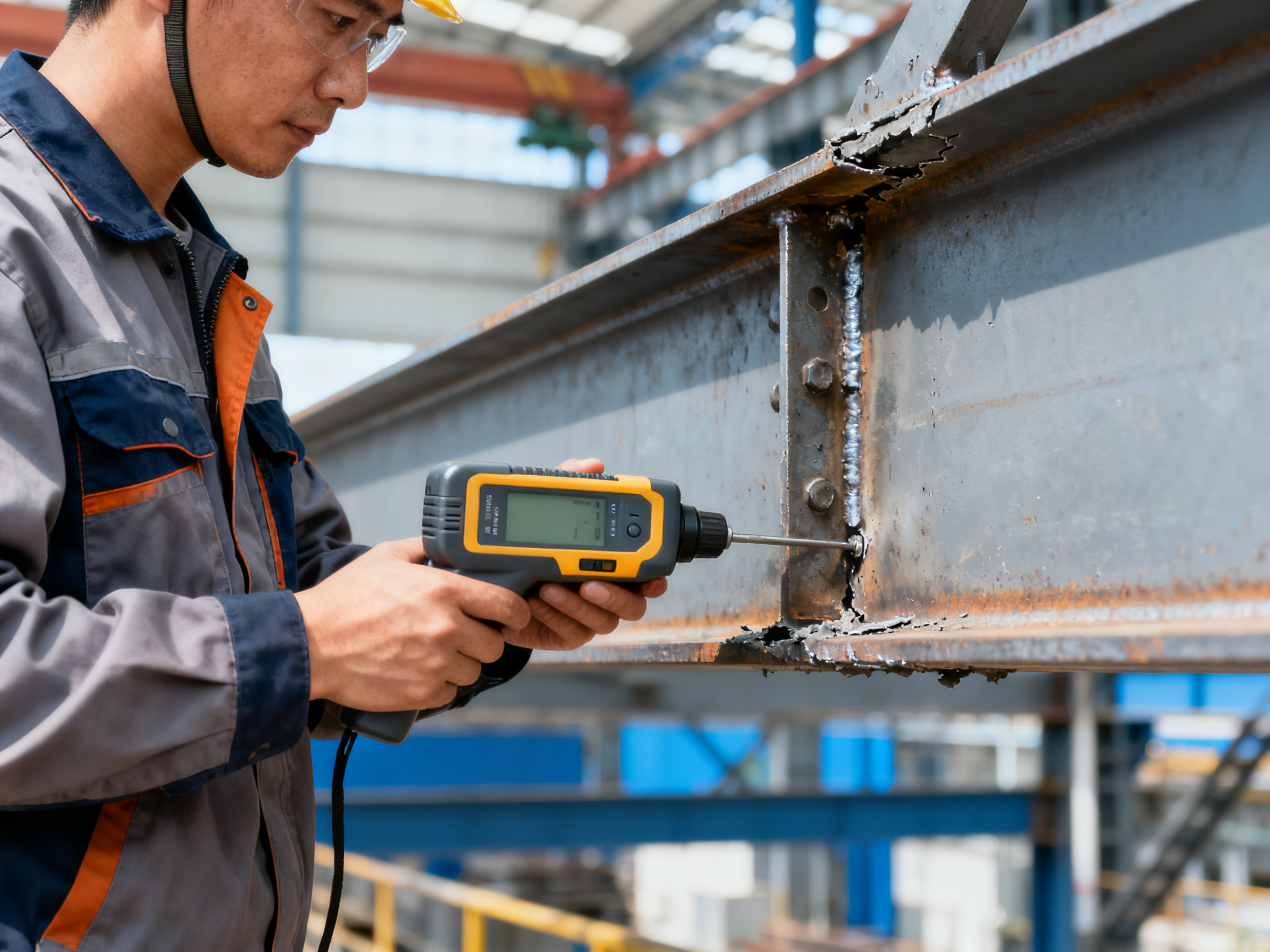 How to repair a damaged steel structure?