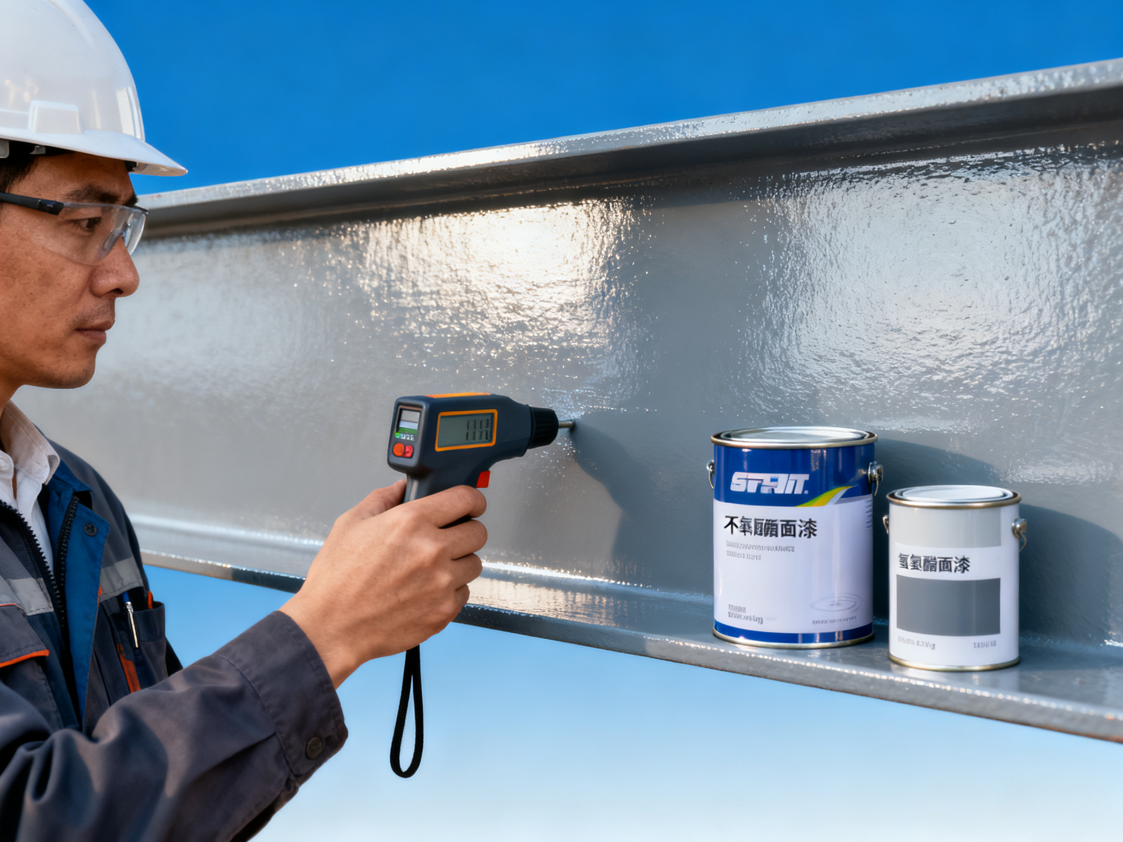 Can steel structures be painted?