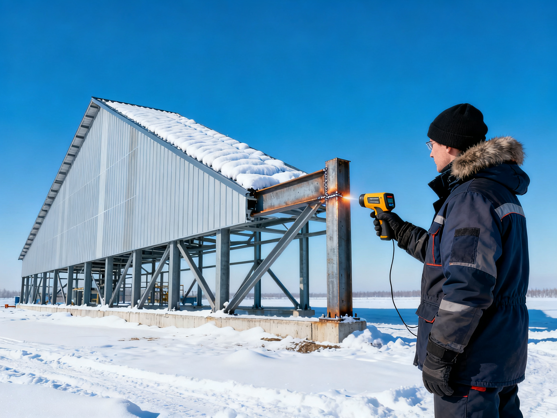 Can steel structures be used effectively in cold regions for industrial facilities?