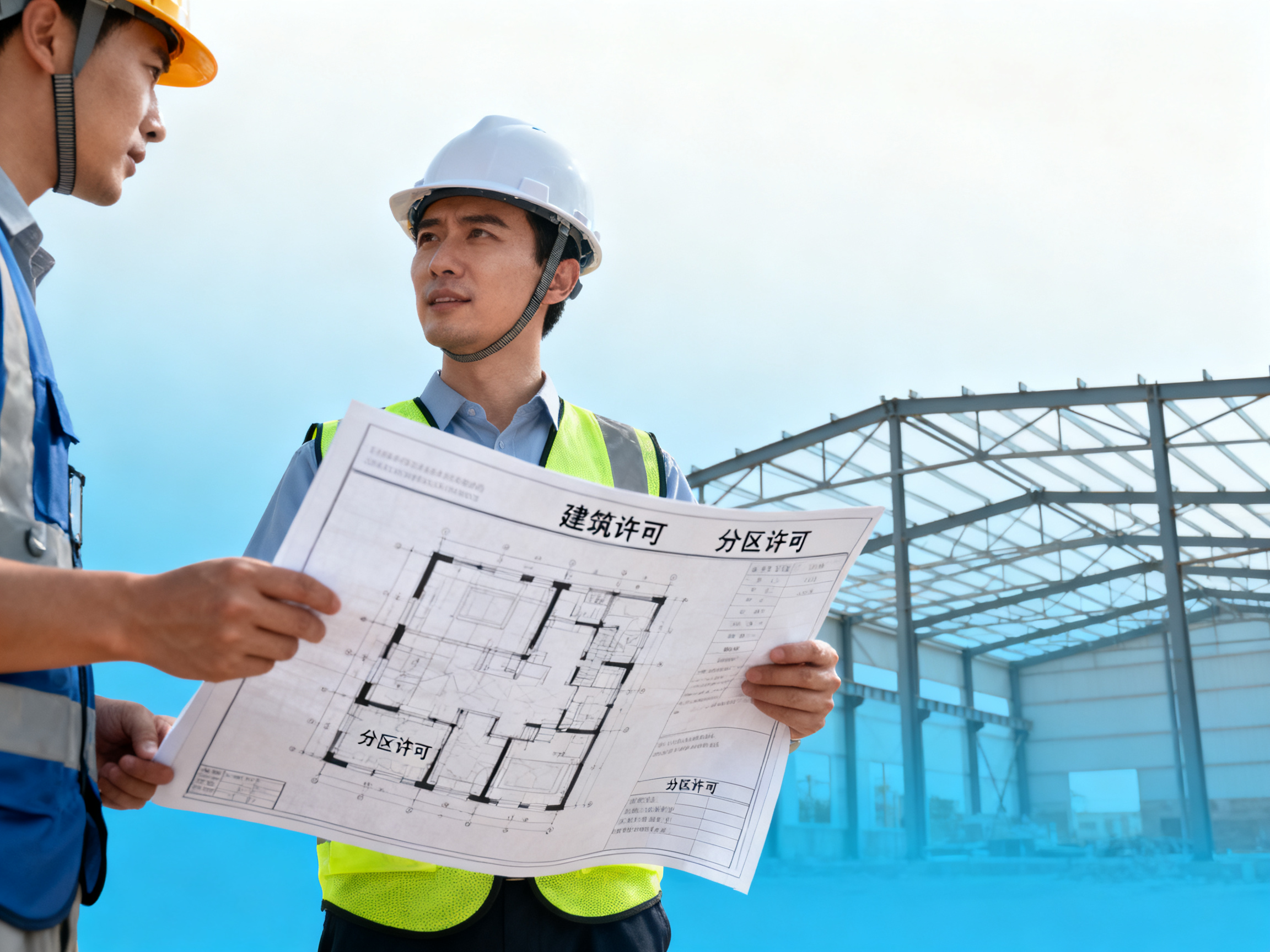 What permits are required for steel warehouse construction?