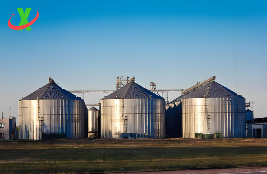 Flat Bottom Grain Silo