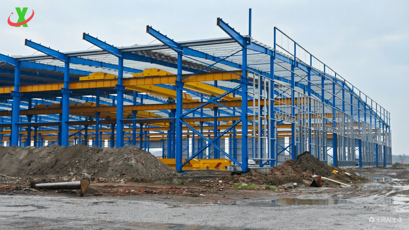 Modern Design Steel Structure Warehouse Modular Prefabricated Factory Building Low Cost Industrial Workshop Shed