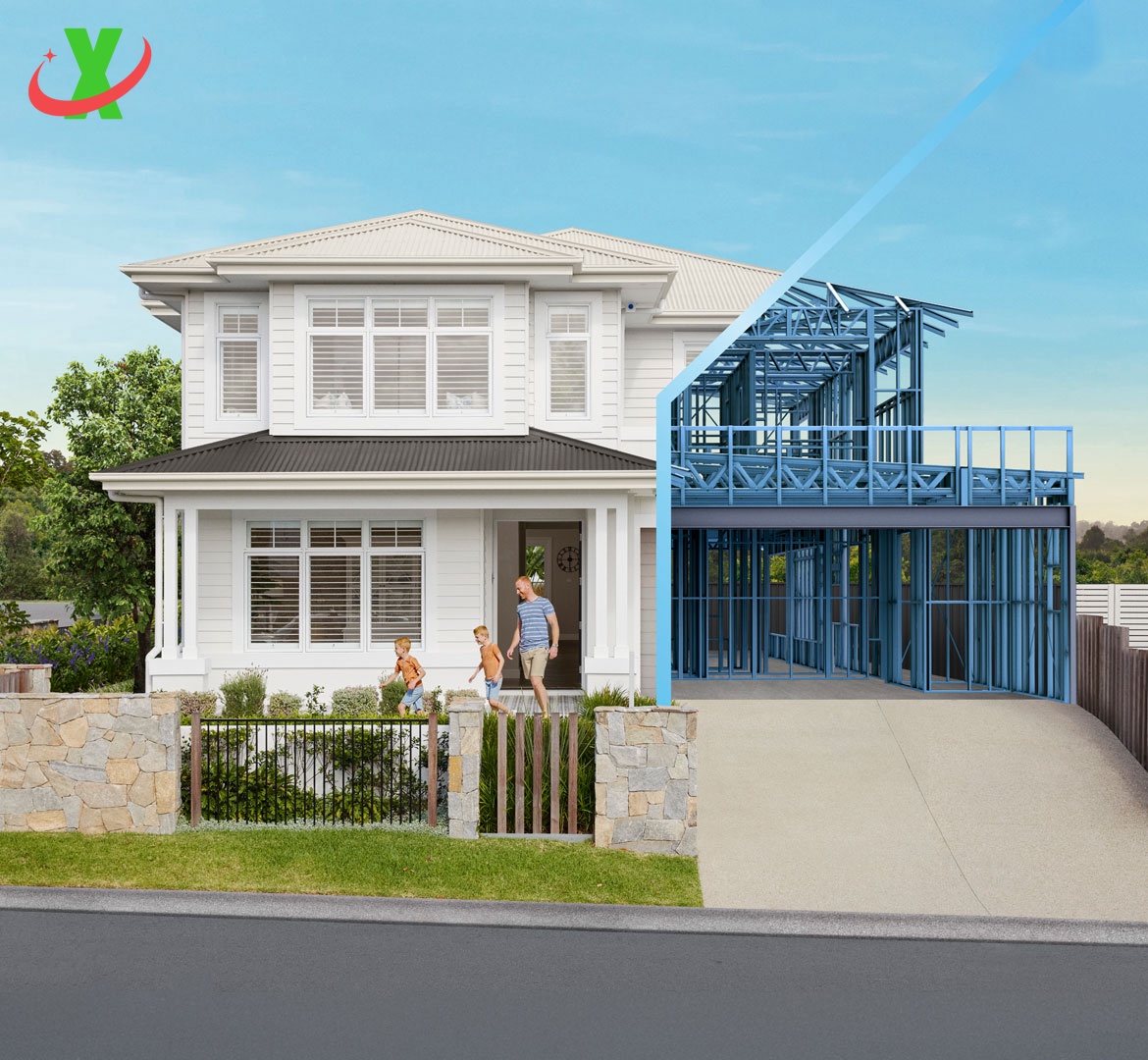Cheap Steel Villa
