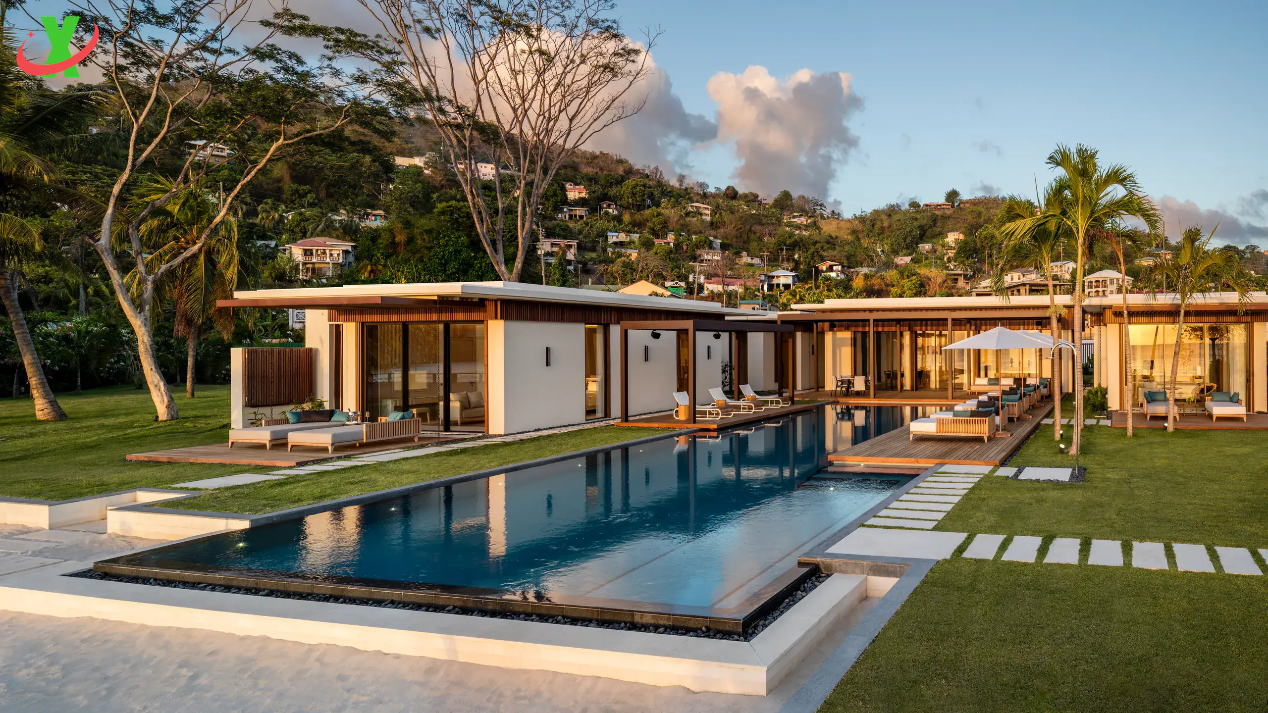 Light Steel Resort Villa