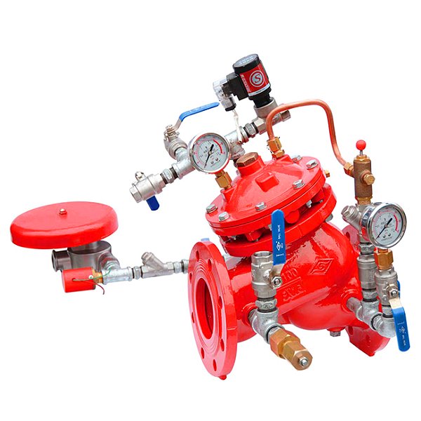 Deluge alarm valve
