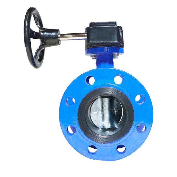 Flange centerline soft seal butterfly valve