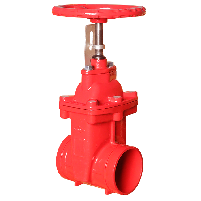 Grooved Non-rising Stem Soft Seal Visibility Gate Valve