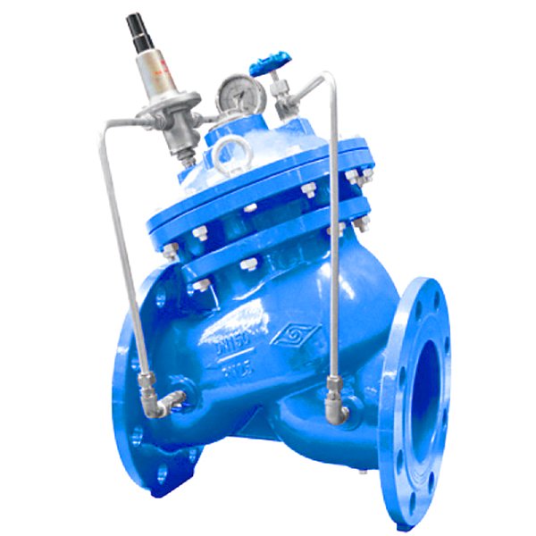 Flange safety relief and pressure sustaining valve