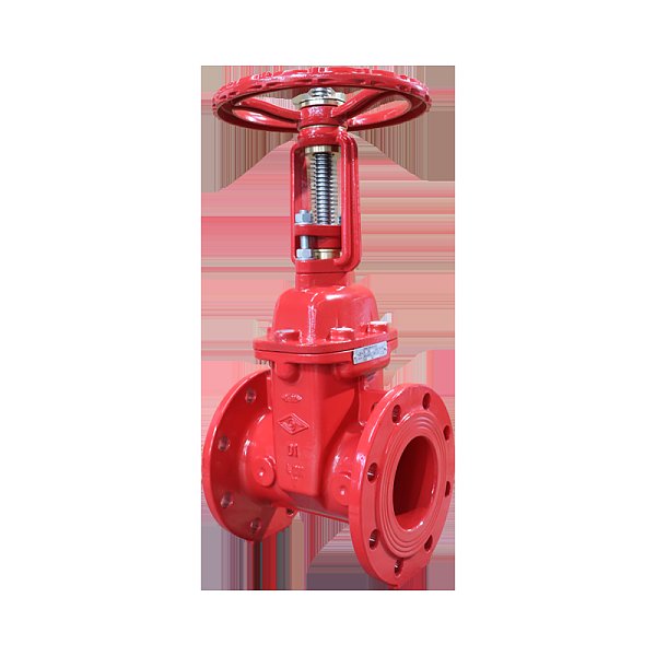 Flange rising stem soft seal gate valve
