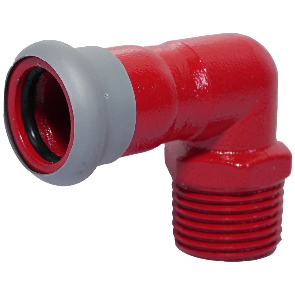 RD90MZ/RD90RMZ 90°short elbow with male thread