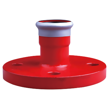 RDDSL Adapter flange with pressing socket