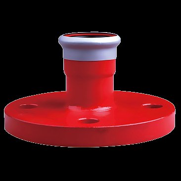 RDDSL Adapter flange with pressing socket