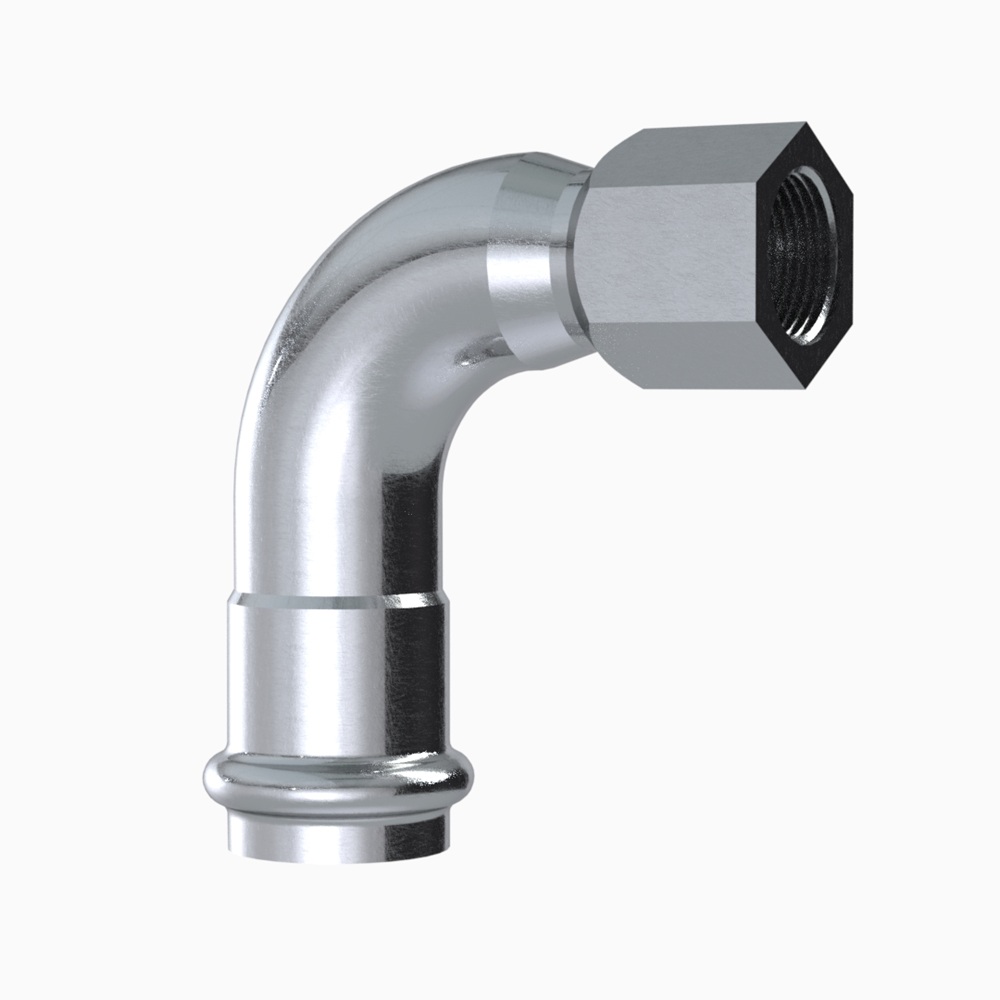 Stainless steel Female Thread 90° Equal Elbow