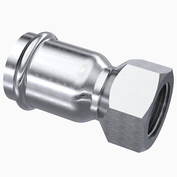 Straight Union with Female Thread
