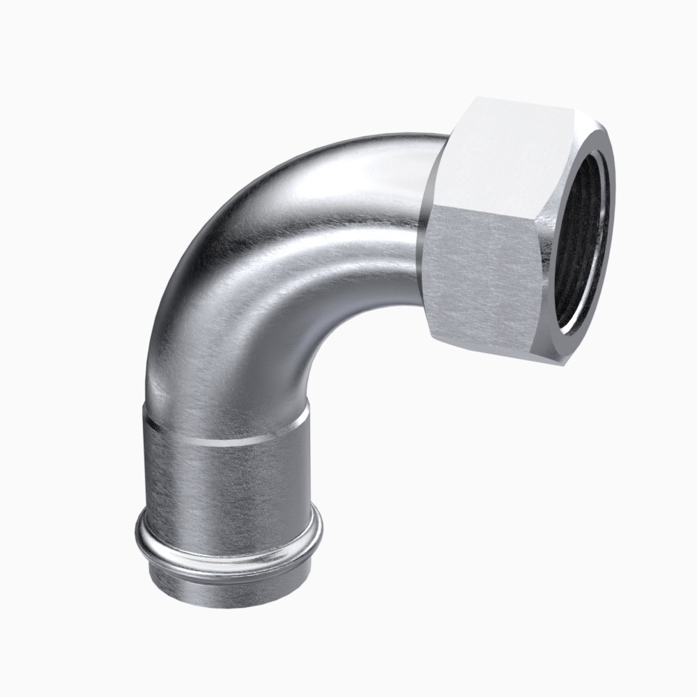Stainless Steel Female Thread 90° Equal Elbow