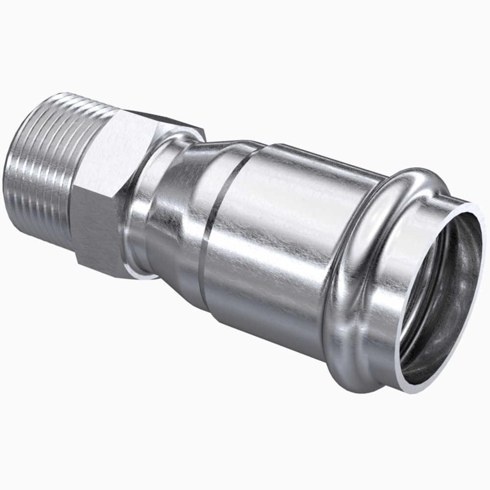 Straight Reducing Coupling with Male Thread