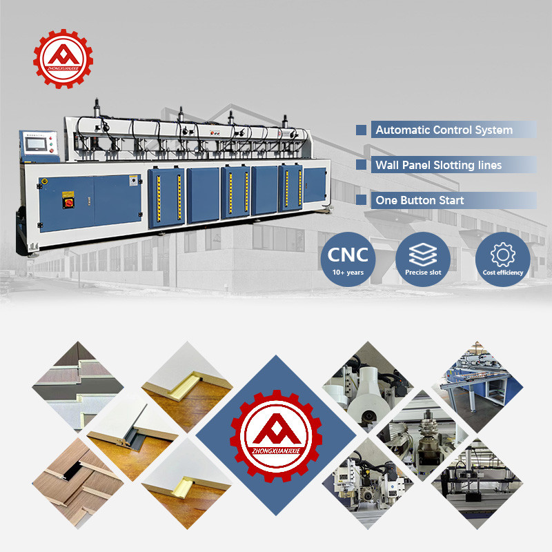 单边详情页1 CNC Single Side 1 Axis Wall Panel Slotting Machine