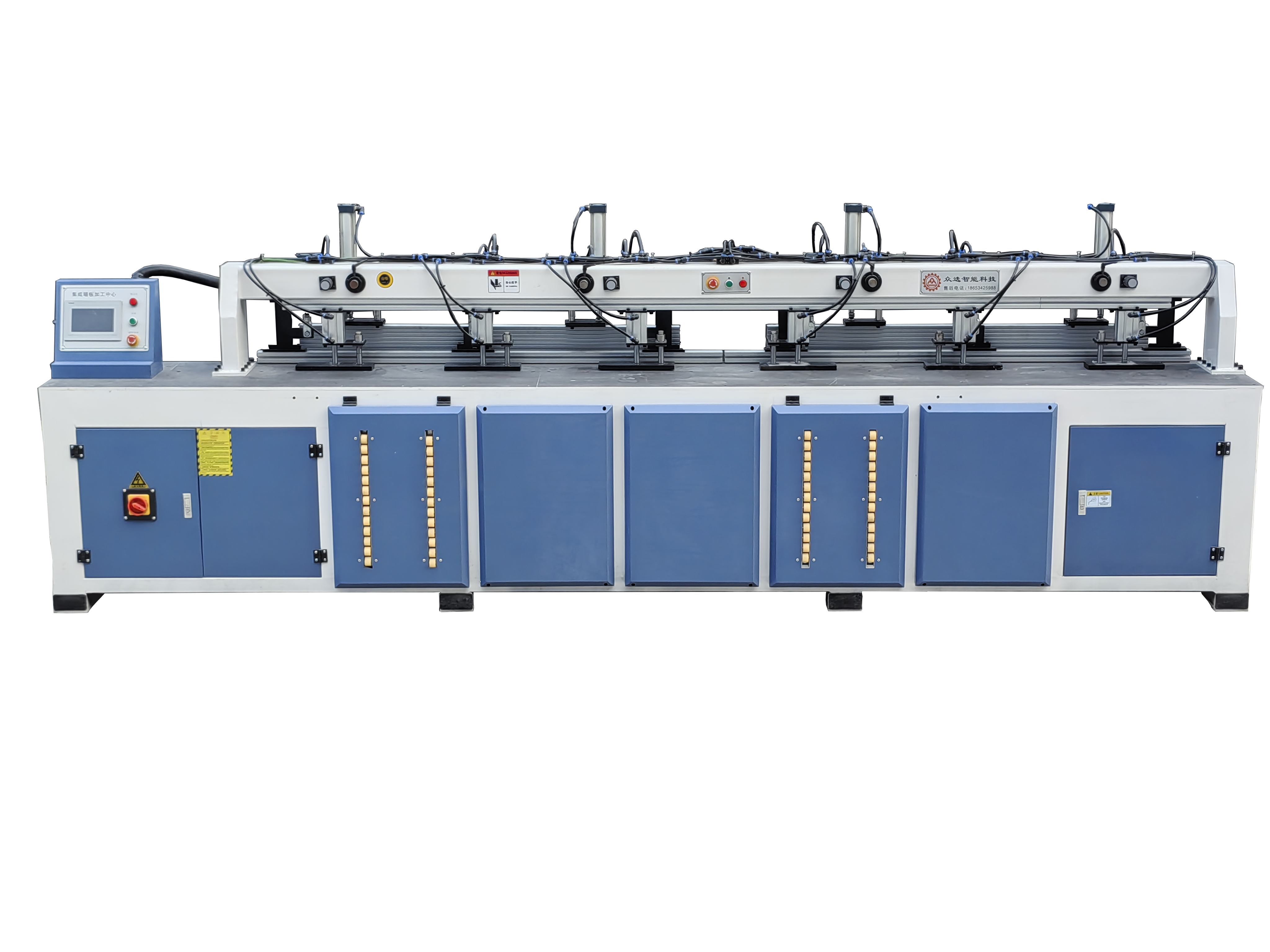 CNC Single Side 1 Axis Wall Panel Slotting Machine