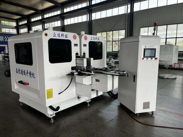 CNC Double Sides 4-Stations Wall Panel Slotting Machine