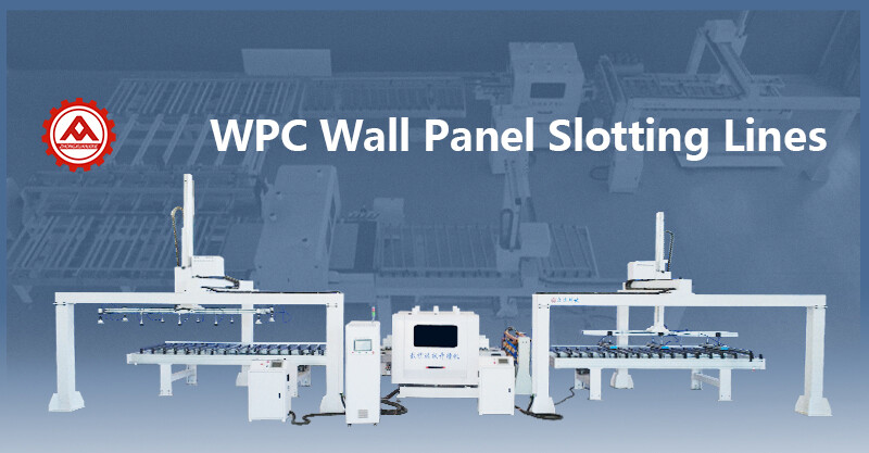 WPC Wall Panel slotting lines