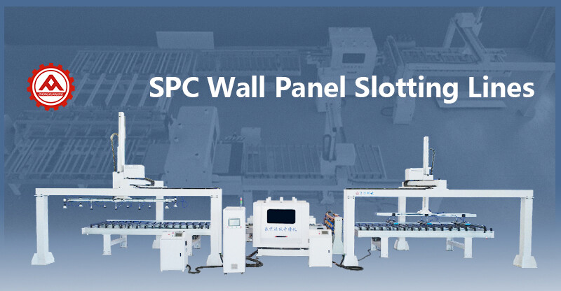 SPC wall panel Slitting and Grooving slotting production Line