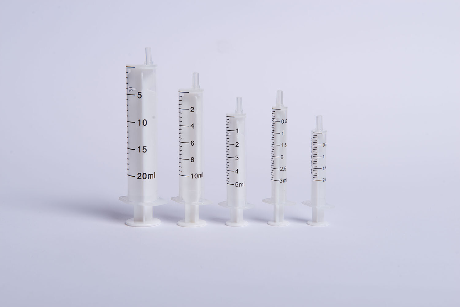 disposable 2-part syringe set