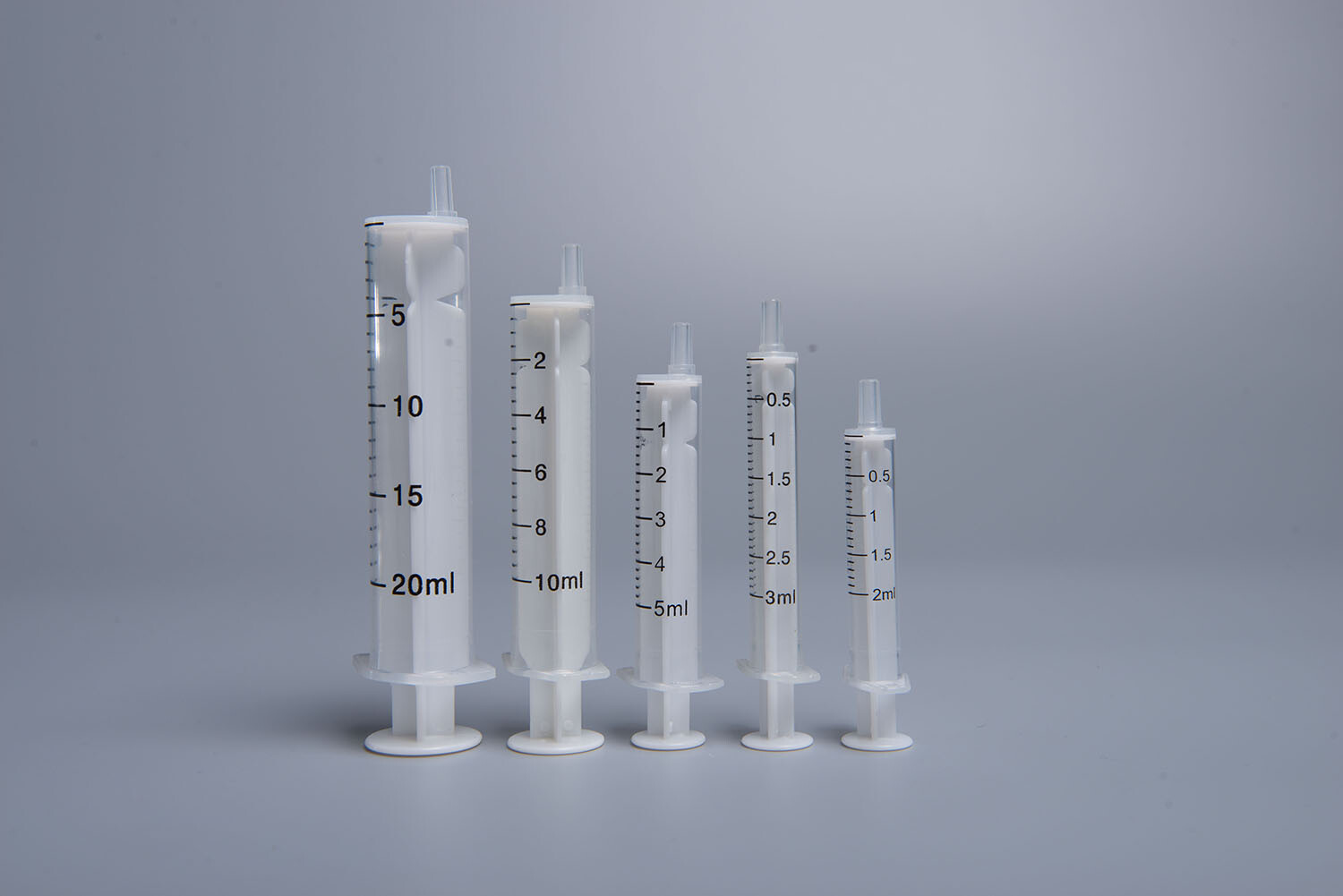 disposable 2-part syringe set