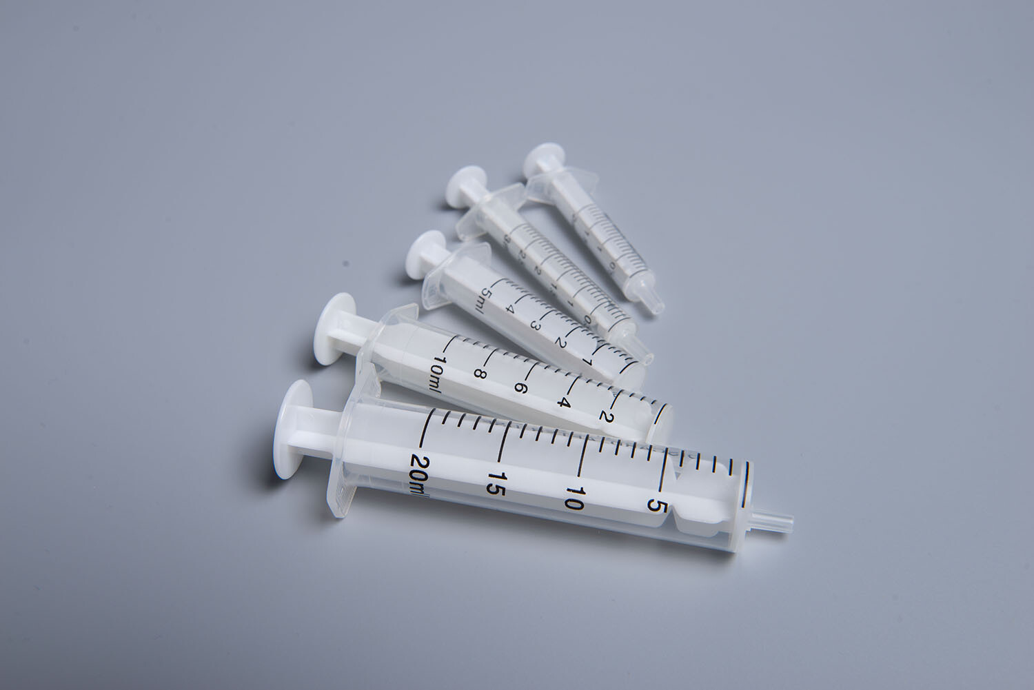 disposable 2-part syringe set