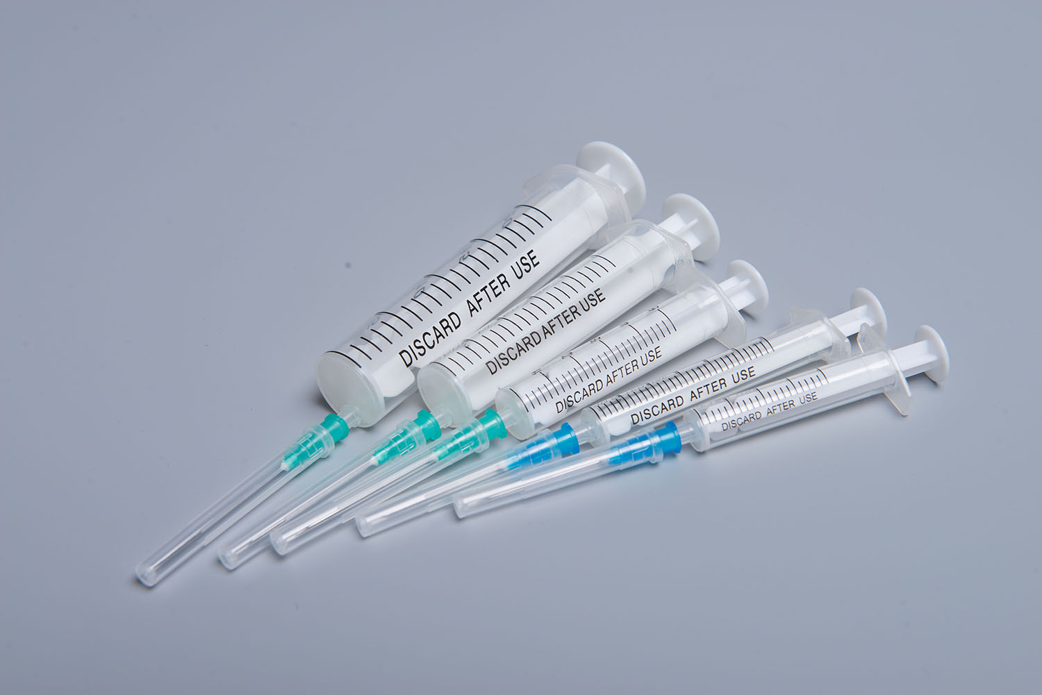 disposable 2-part syringe set