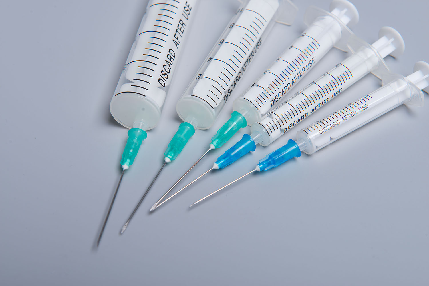 disposable 2-part syringe set