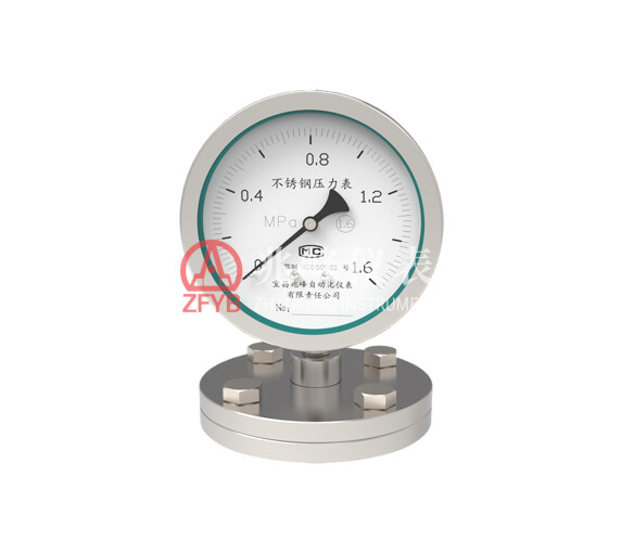 YTP Corrosion proof diaphragm pressure gauge