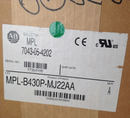  Allen Bradley MPL-B430P-MK74AA Servo Motor Bulletin MPL LL