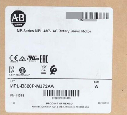 Allen Bradley MPL-B420P-SK74AA Servo Motor Bulletin MPL LL