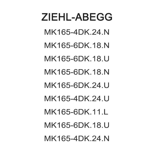 Brand-New ZIEHL-ABEGG FN080-SDS.6N.V7P5 Compact Axial Fan Fast Shipping