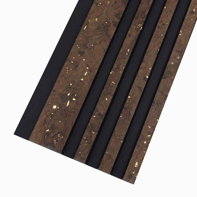 Fluted Sound Proof Acoustic Exterior Marble PU Stone WPC PVC Wall Interior Boards Panels